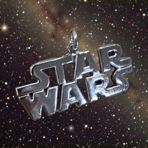 Star Wars Silvertone Chrome-like Pendant NWOT